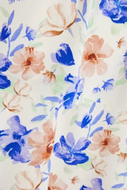 White Floral Tiered Maxi Dress -Women Clothing Sale 00100038783 ZS scaled