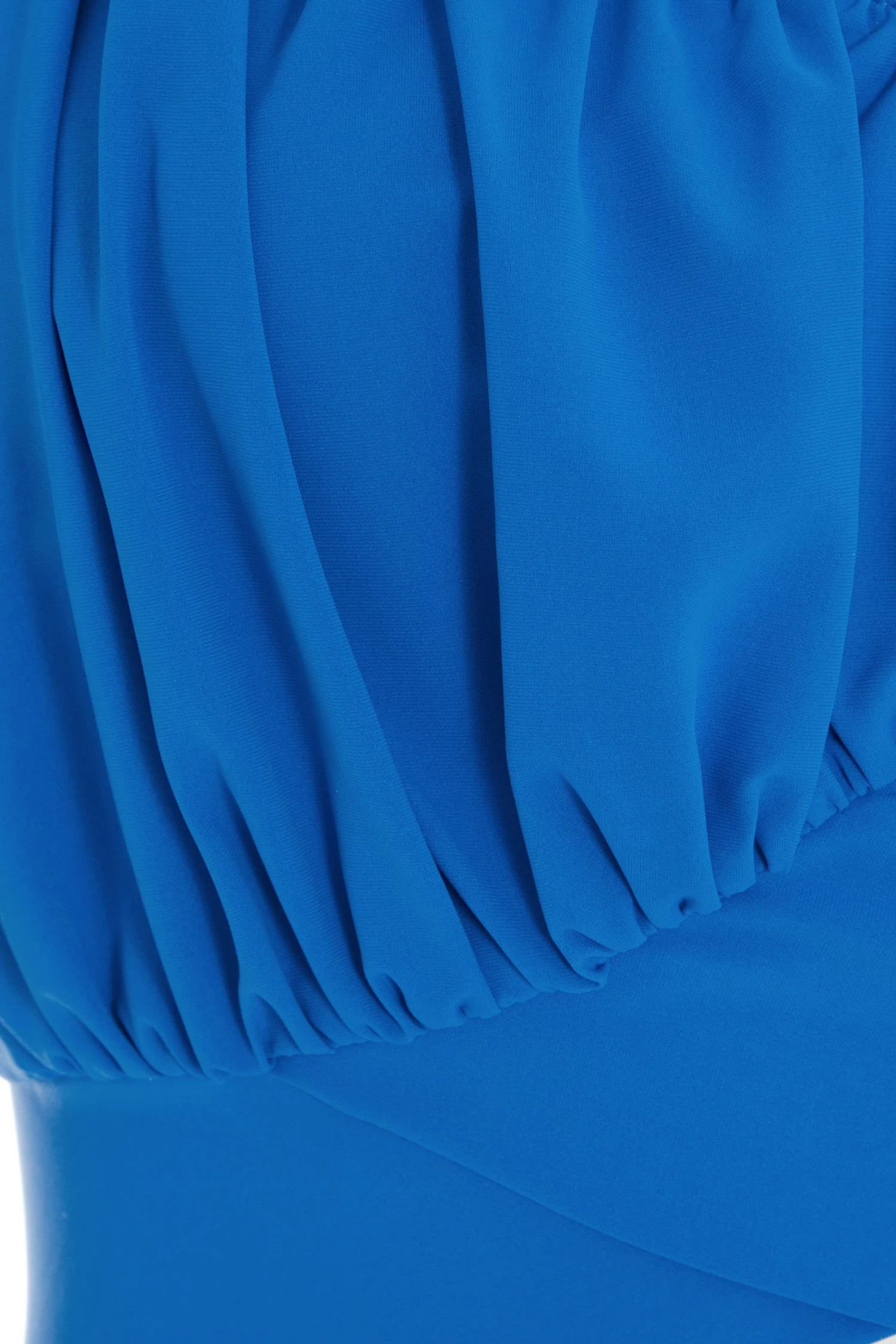 Blue Ruched Crop Top 6 Blue Ruched Crop Top - Image 6