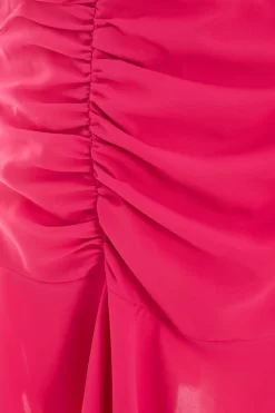 Pink Ruched Mini Skirt 11 Pink Ruched Mini Skirt -Women Clothing Sale 00100038792 ZS scaled