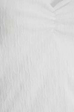 White Textured Frill Midi Dress 11 White Textured Frill Midi Dress -Women Clothing Sale 00100038881 ZS scaled