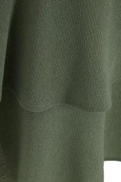 Khaki Tiered Bardot Mini Dress 11 Khaki Tiered Bardot Mini Dress -Women Clothing Sale 00100038962 ZS scaled