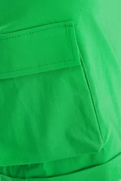 Jade Green Cargo Shorts -Women Clothing Sale 00100038971 ZS scaled