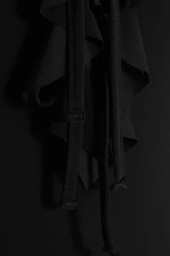 Black Halter Neck Mini Dress -Women Clothing Sale 00100038988 ZS scaled