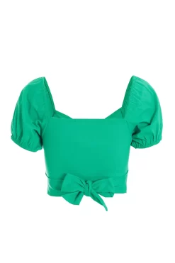 Jade Green Cut Out Crop Top 10 Jade Green Cut Out Crop Top -Women Clothing Sale 00100039051 ZB scaled