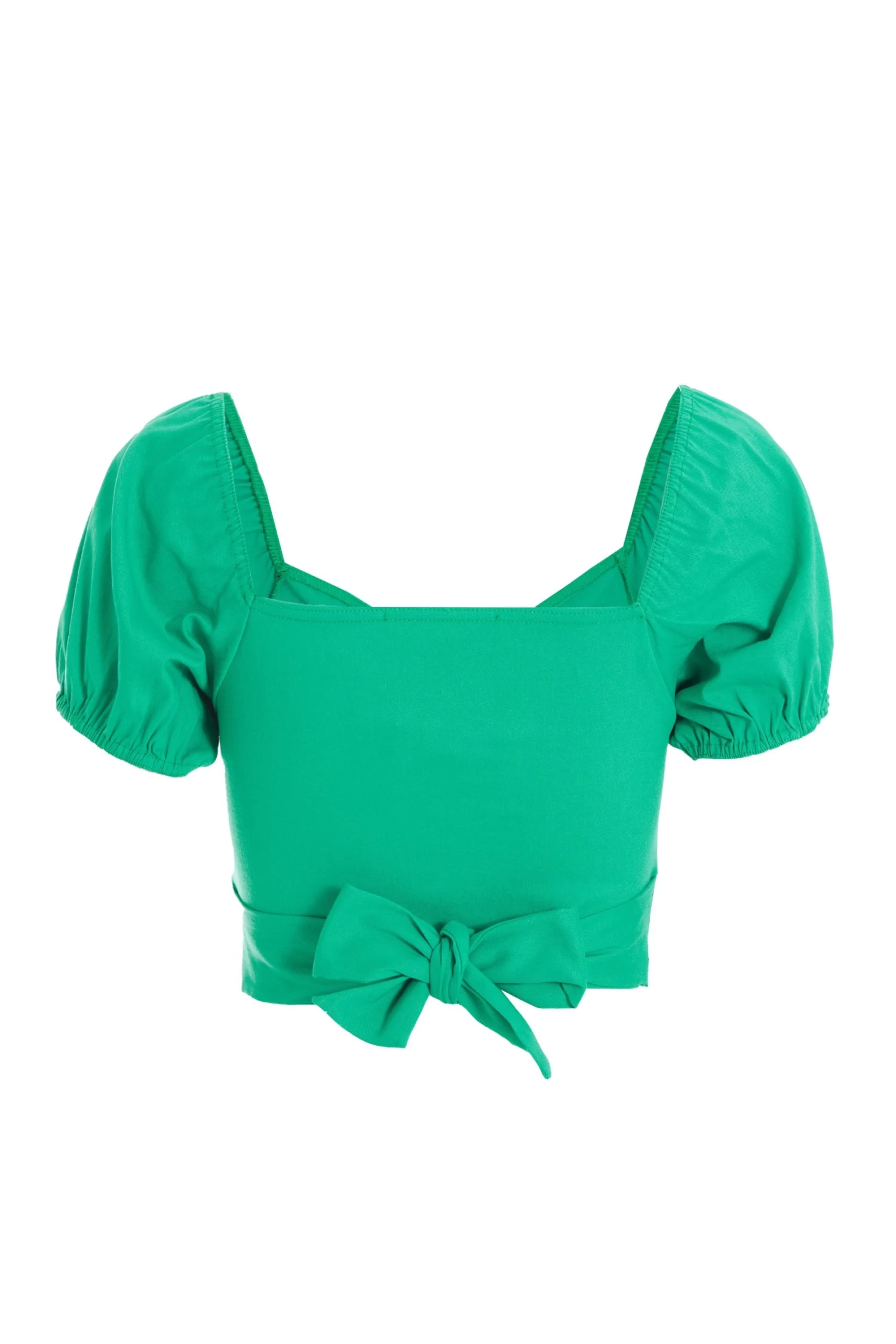 Jade Green Cut Out Crop Top 5 Jade Green Cut Out Crop Top - Image 5
