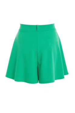 Green High Waist Shorts 10 Green High Waist Shorts -Women Clothing Sale 00100039076 ZB scaled