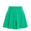 Green High Waist Shorts