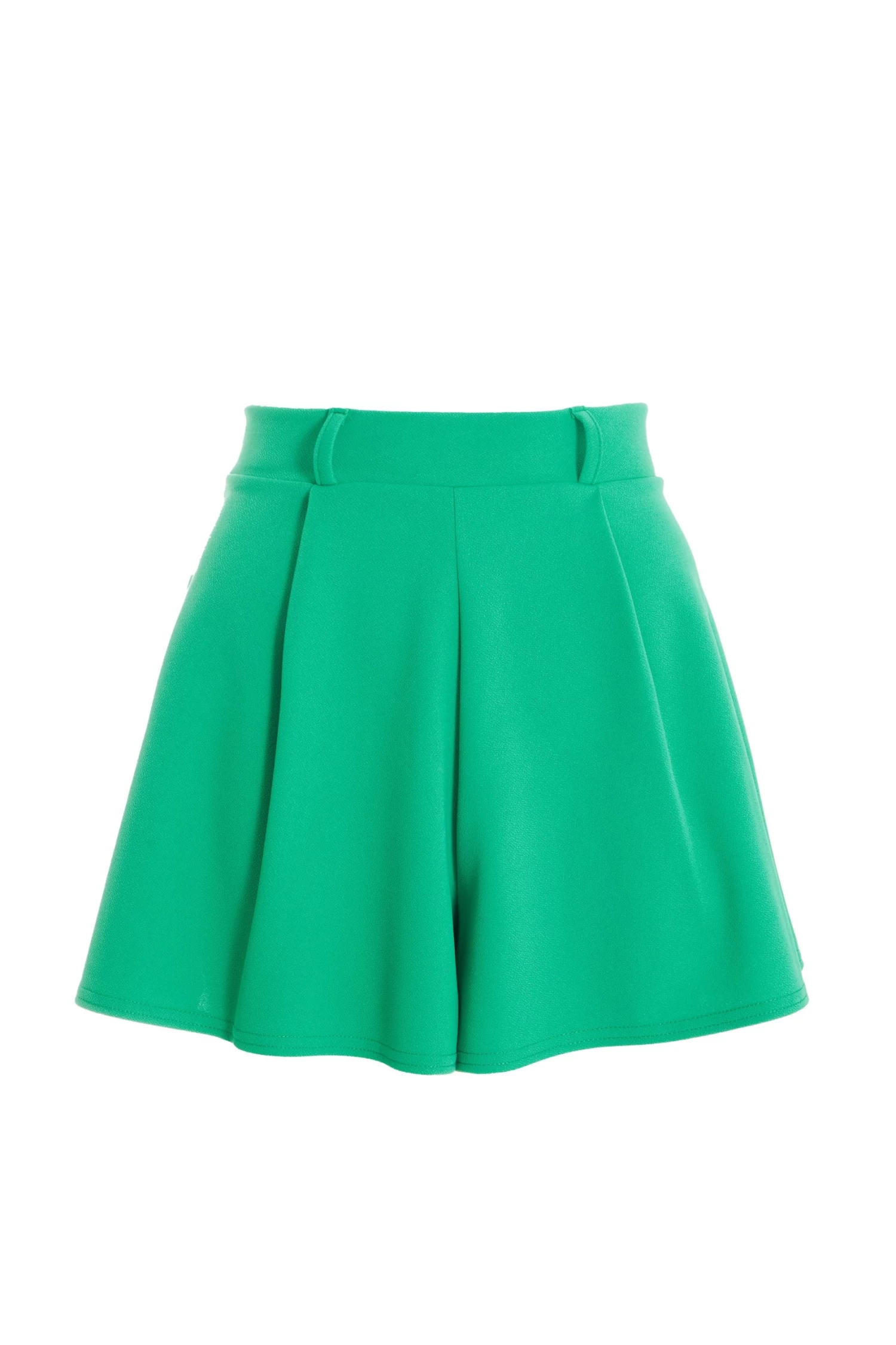 Green High Waist Shorts 1 Green High Waist Shorts