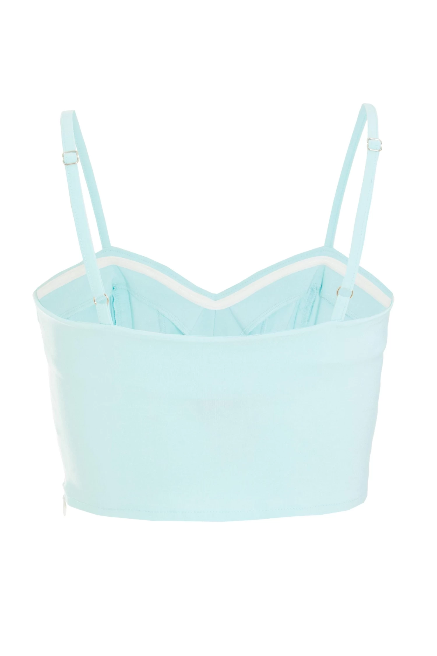 Mint Cropped Corset Top 5 Mint Cropped Corset Top - Image 5