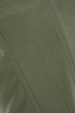 Khaki Cropped Corset Top -Women Clothing Sale 00100039087 ZS scaled