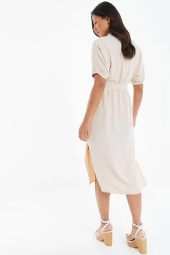 Stone Shirt Midi Dress 8 Stone Shirt Midi Dress -Women Clothing Sale 00100039124 XB