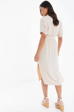 Stone Shirt Midi Dress -Women Clothing Sale 00100039124 XB scaled