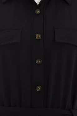 Black Utility Culotte Jumpsuit 11 Black Utility Culotte Jumpsuit -Women Clothing Sale 00100039126 ZS scaled