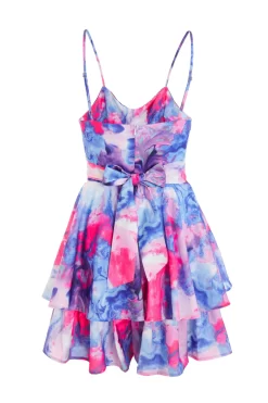 Purple Marble Print Playsuit 10 Purple Marble Print Playsuit -Women Clothing Sale 00100039266 ZB scaled