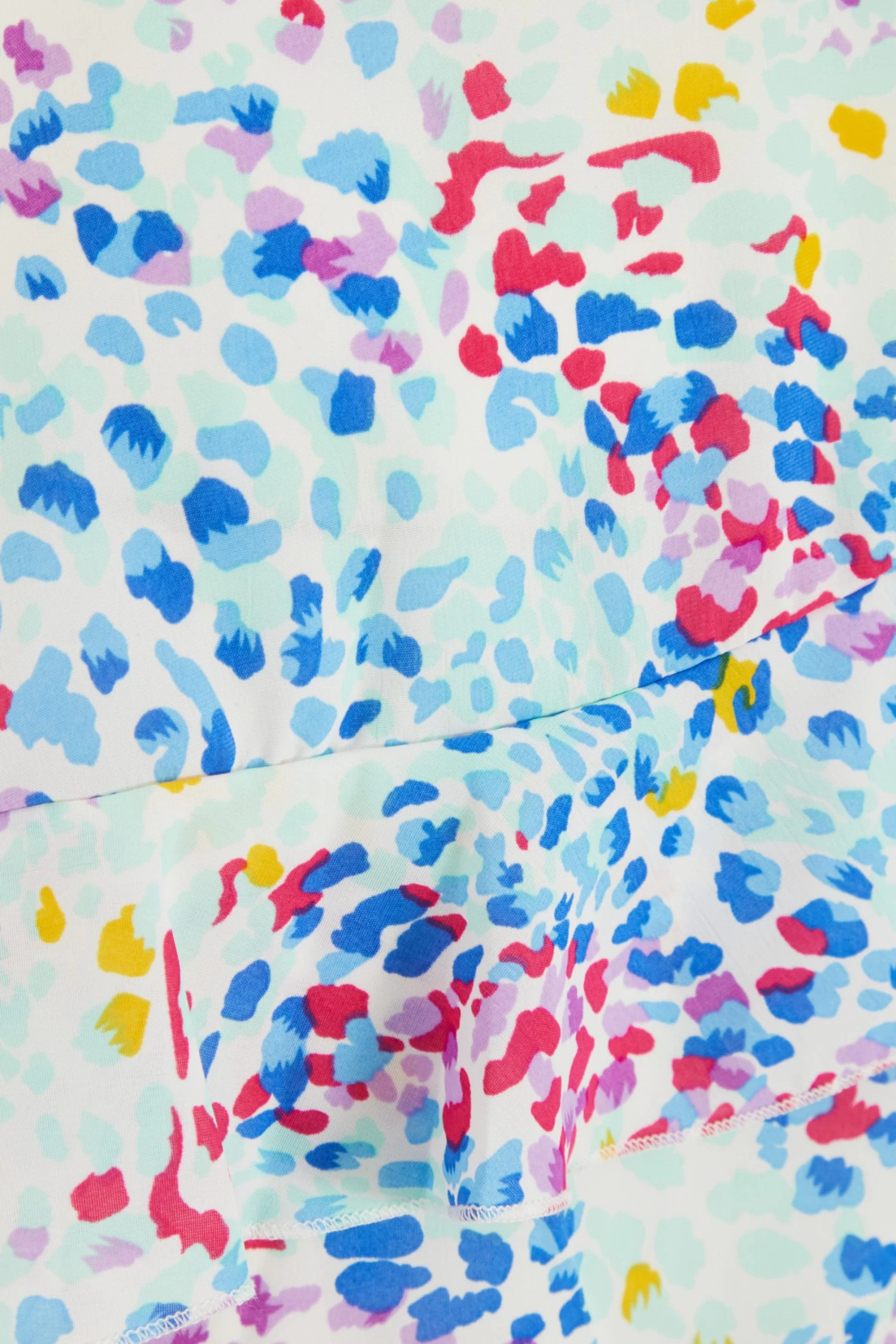 Multicoloured Animal Print Skater Mini Dress 3 Multicoloured Animal Print Skater Mini Dress - Image 3