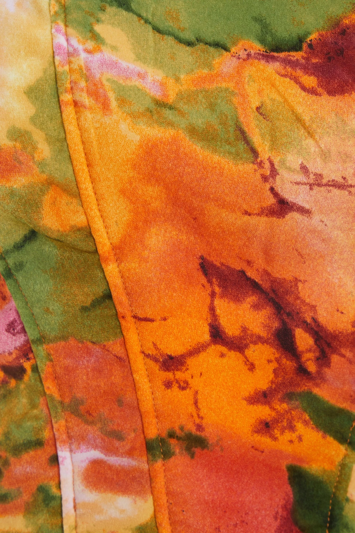 Multicoloured Marble Print Corset Crop Top 6 Multicoloured Marble Print Corset Crop Top - Image 6