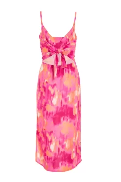 Pink Marble Tie Back Midi Dress 10 Pink Marble Tie Back Midi Dress -Women Clothing Sale 00100039473 ZB scaled