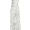 White Polka Dot Maxi Dress